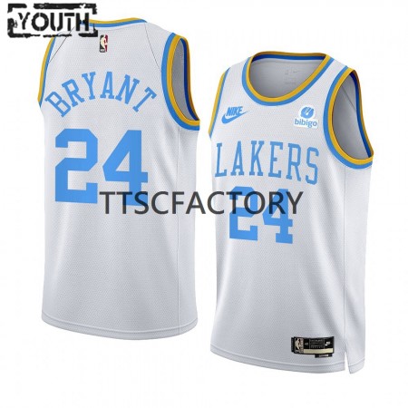 Maillot Basket Los Angeles Lakers Kobe Bryant 24 Nike 2022-23 Classic Edition Blanc Swingman - Enfant